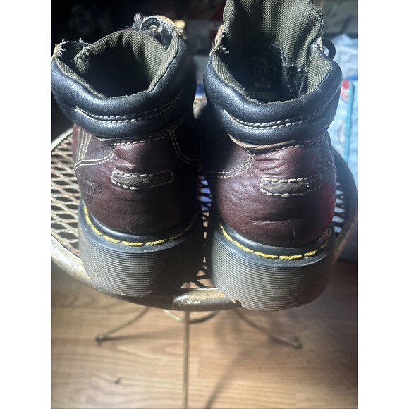Dr. Martens Boots Size 9 Doc Martens AW004 Brown Leather Lace Up Y2K 8A26 Used main image 9